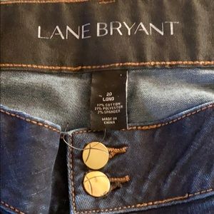 Lane Bryant Straight Dark Dark Denim Jeans